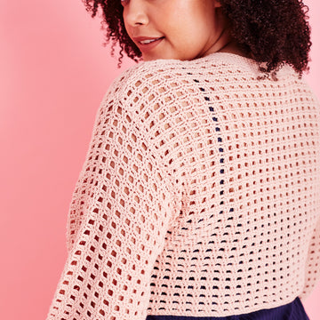 Paintbox Yarns Mottled Shade Sweater Crochet Pattern