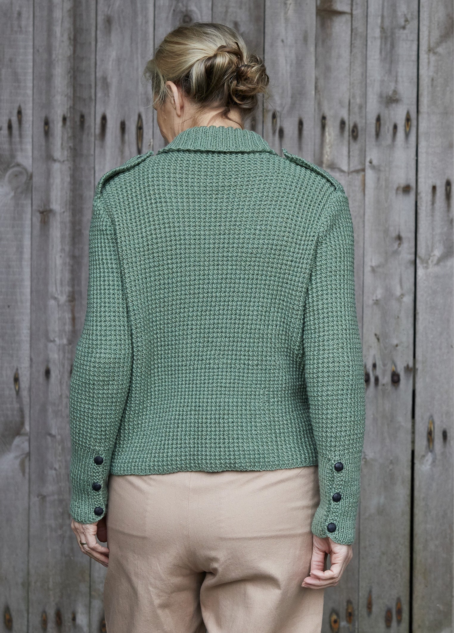 Debbie Bliss Rice Stitch Jacket Knitting Pattern