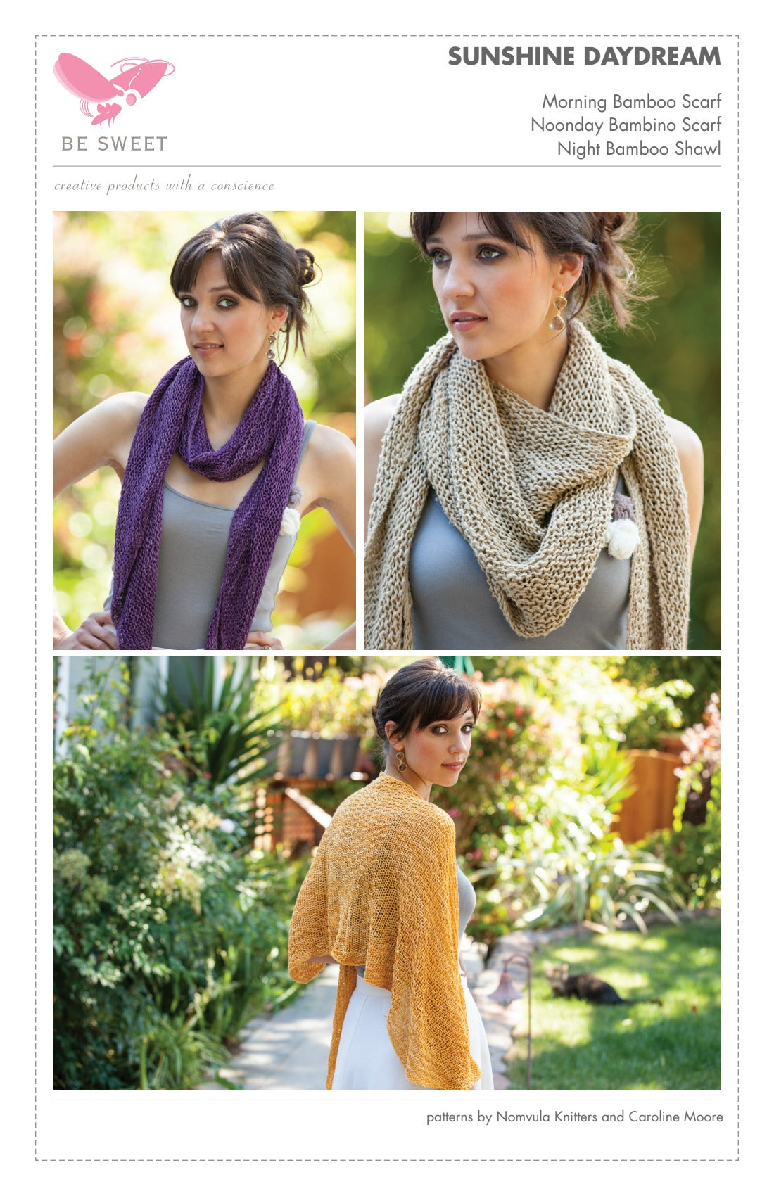 Be Sweet Sunshine Daydream Scarves and Shawl Knitting