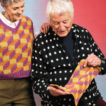 Optical In Rowan Kaffe Fassett Felted Tweed Knitting Pattern