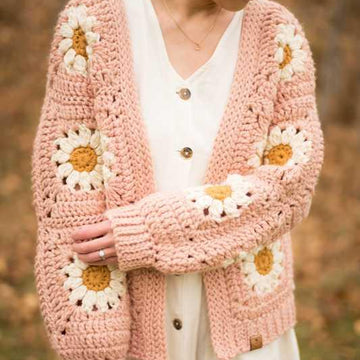 Cozy Days Daisy Cardigan