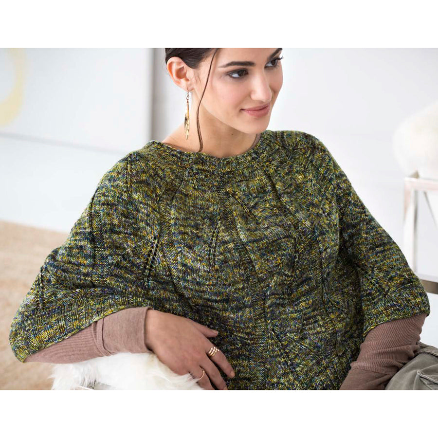 Malabrigo Clover Cape Knitting Pattern