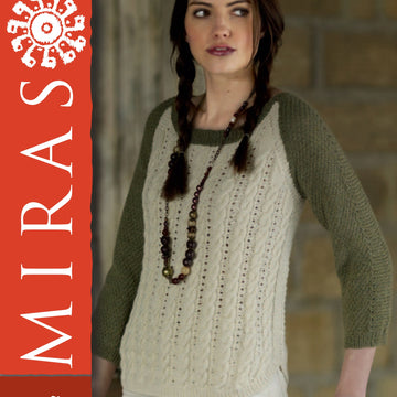 Mirasol Cabled Sweater Jumper Knitting Pattern
