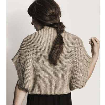 Blue Sky Fibers Afton Shrug Bolero Knitting Pattern