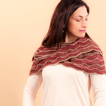 Gilded Rose Shawl