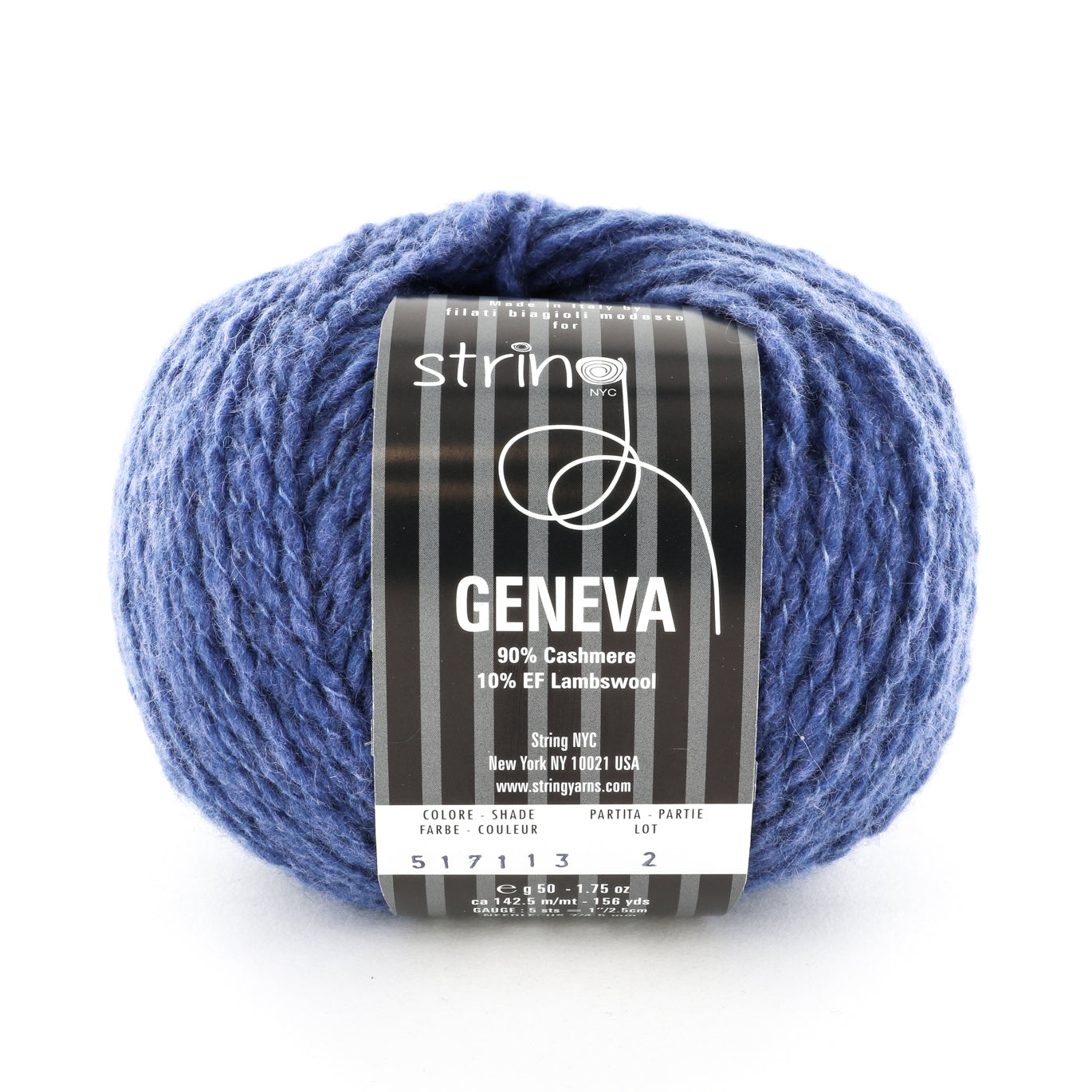 String Geneva Yarn - Cashmere Worsted