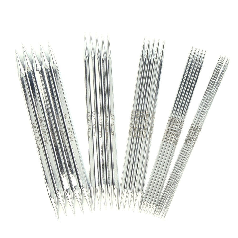 Knitter's Pride Nova Cubics Platina Double Pointed Needles 6"
