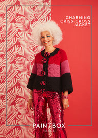 Paintbox Yarns Charming Criss Cross Jacket Knitting Pattern