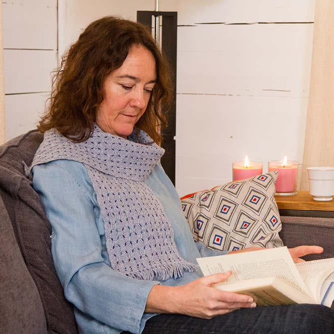 Valley Yarns #119 Circle Scarf