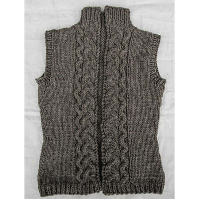 Valley Yarns Eva Vest Knitting Pattern
