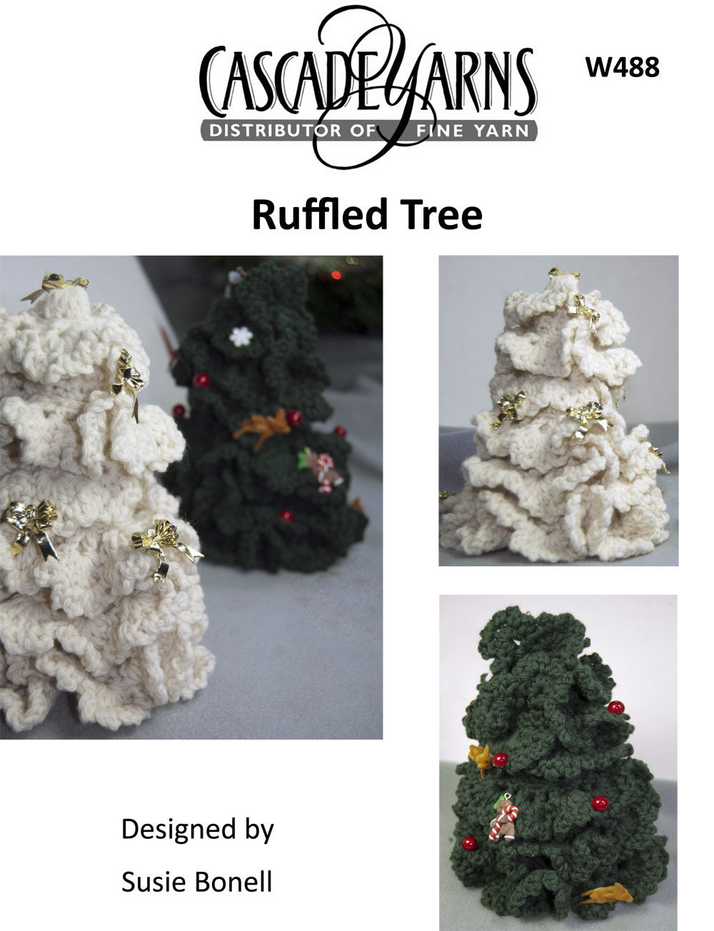 Ruffled Tree Decoration Crochet Pattern