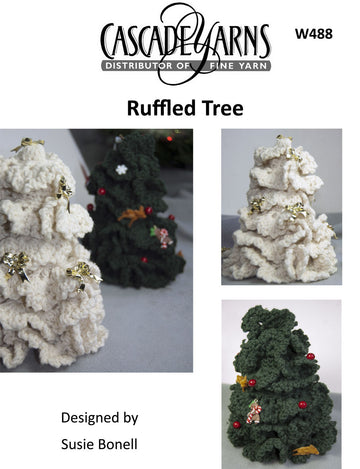 Ruffled Tree Decoration Crochet Pattern