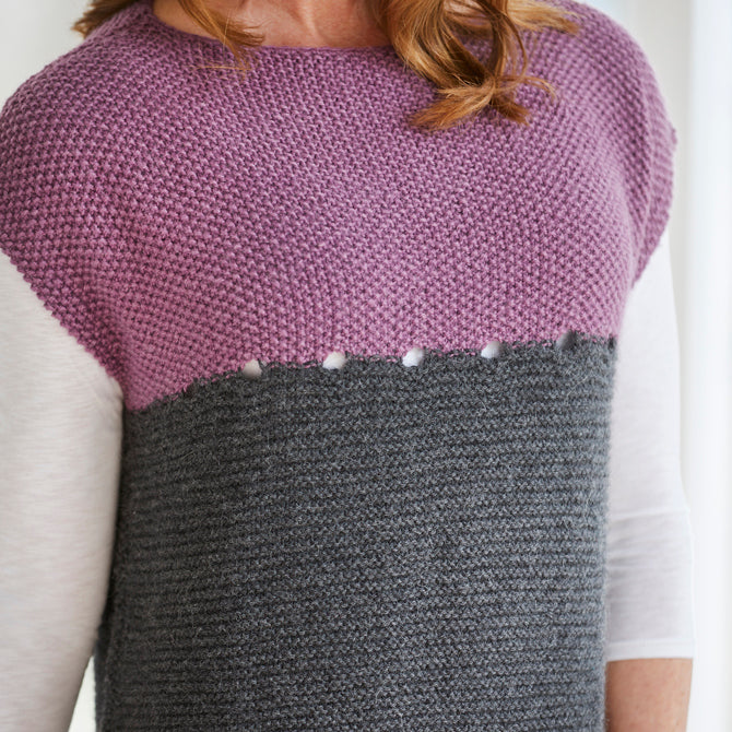 Valley Yarns Vanda Topper Knitting Pattern
