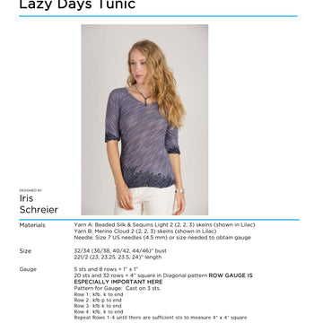 Artyarns Lazy Days Tunic Jumper Knitting Pattern