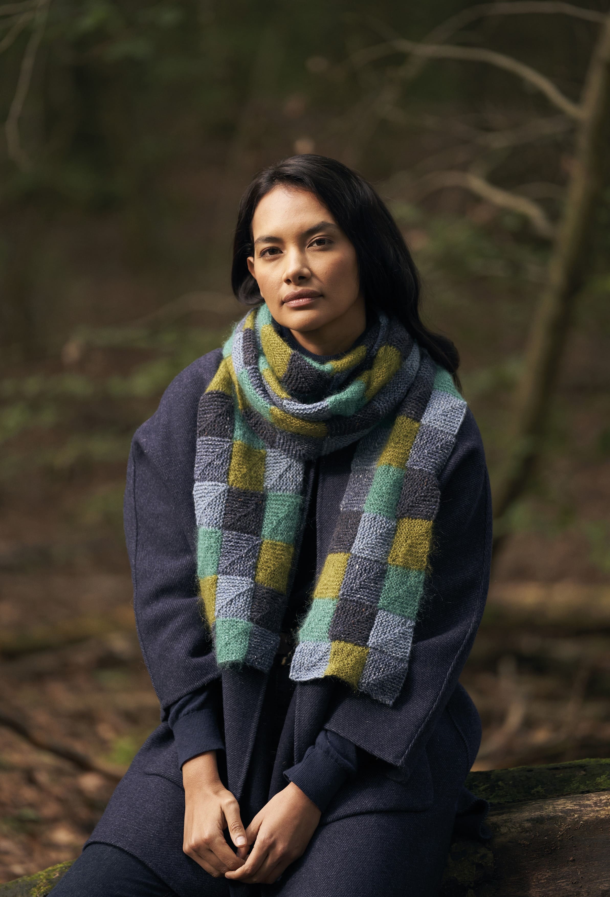 Patchwork Scarf Knitting Pattern
