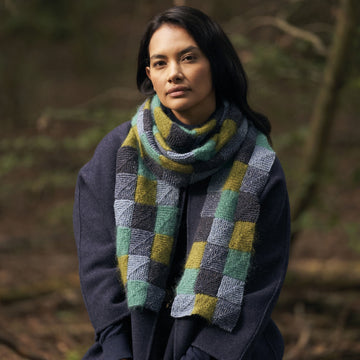 Patchwork Scarf Knitting Pattern