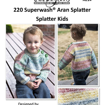 Splatter Splatter Kids in Cascade Yarns 220 Superwash Aran - Free