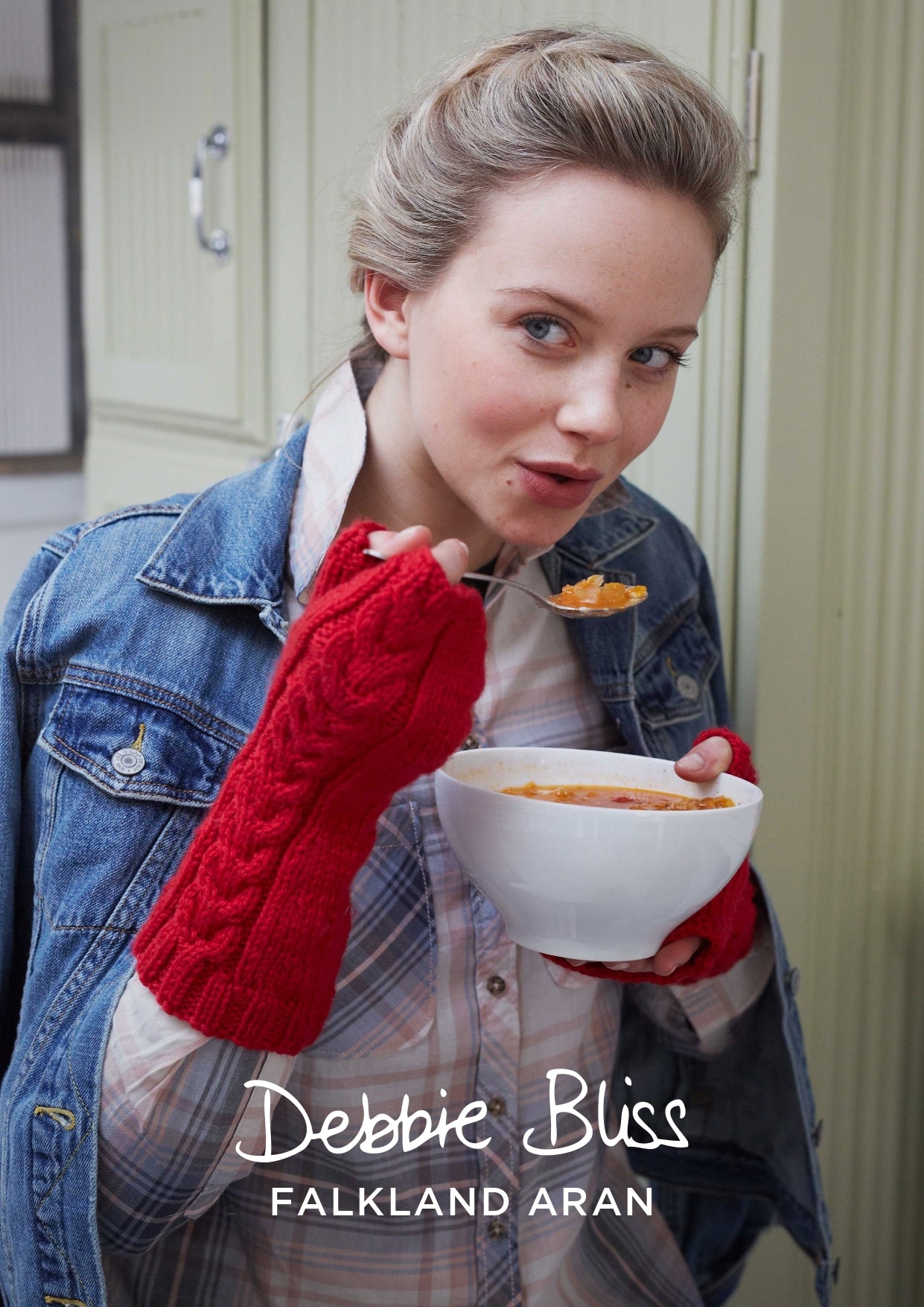 Debbie Bliss Sylvie Mitts Knitting Pattern
