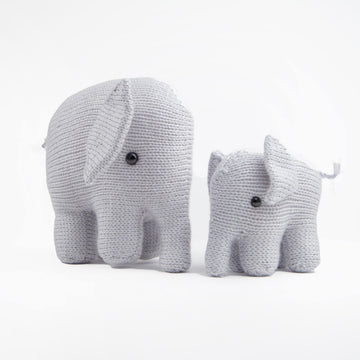 Deramores Mummy and Baby Elephant Toy Knitting Pattern