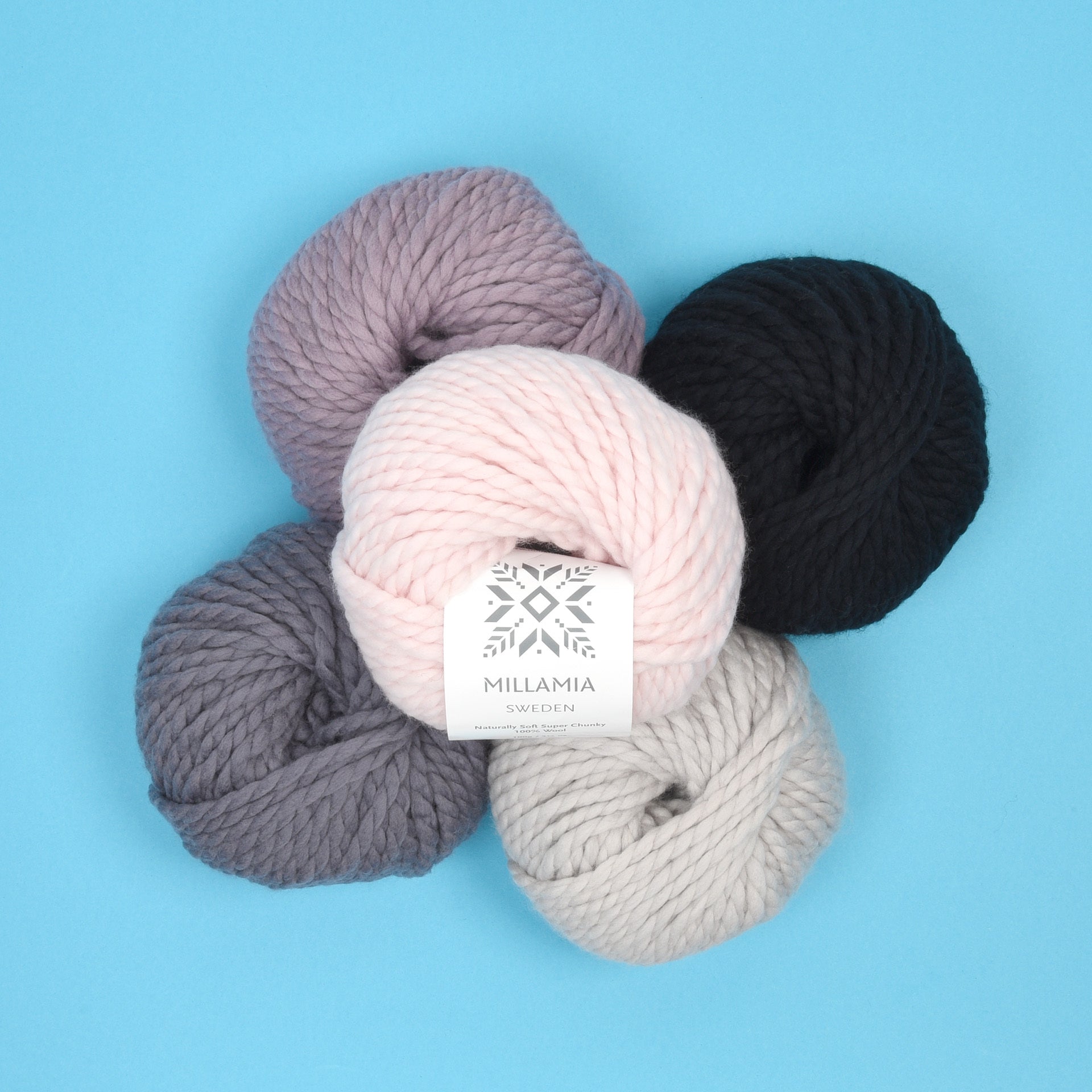 MillaMia Naturally Soft Super Chunky Yarn - Merino Wool Super Chunky