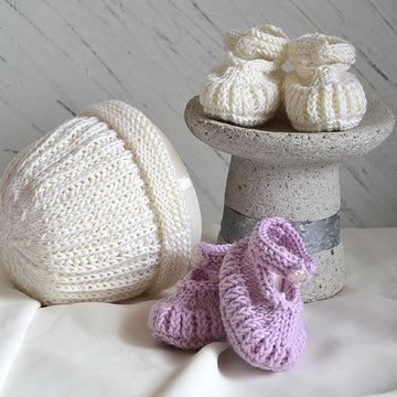 Little shoes and matching hat