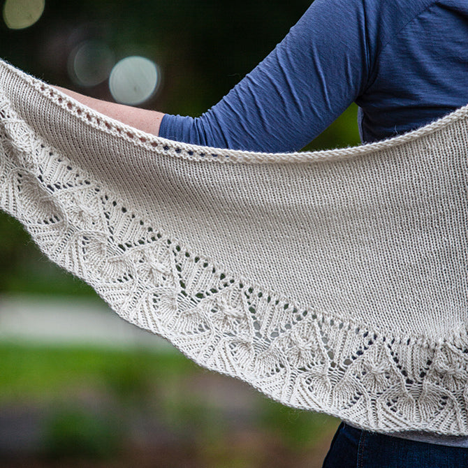 Valley Yarns Ansonia Shawl Knitting Pattern
