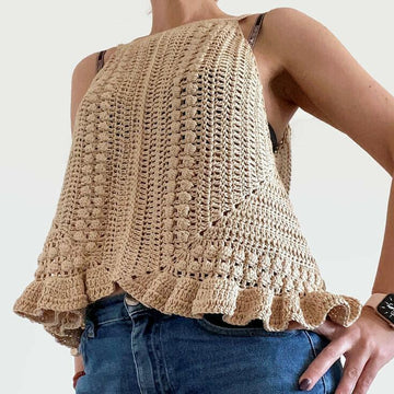 Mom and Me Liv Granny Square Top