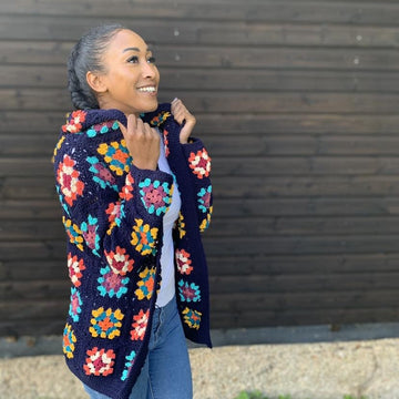 Chill Out Granny square Hoodie