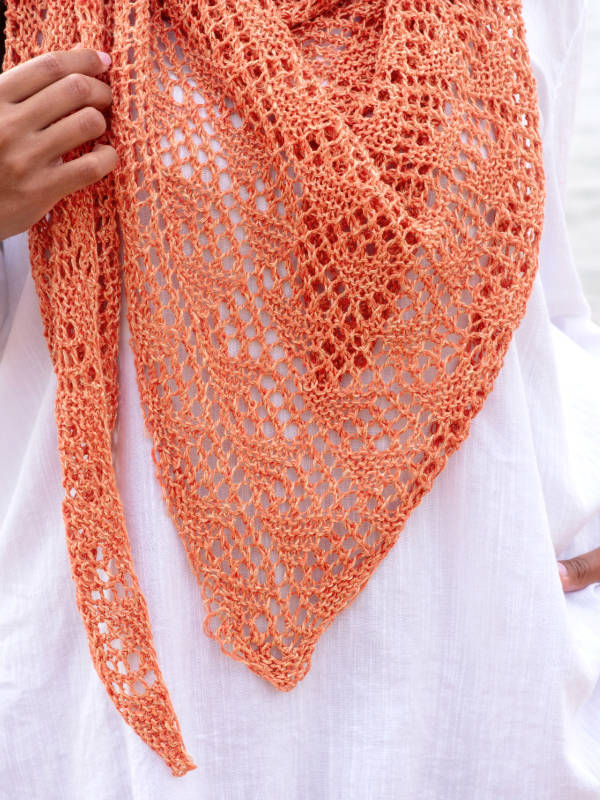 Wallagrass Shawl Wrap Knitting Pattern