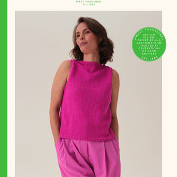 Honeycomb Cut-Away Vest Knitting Pattern