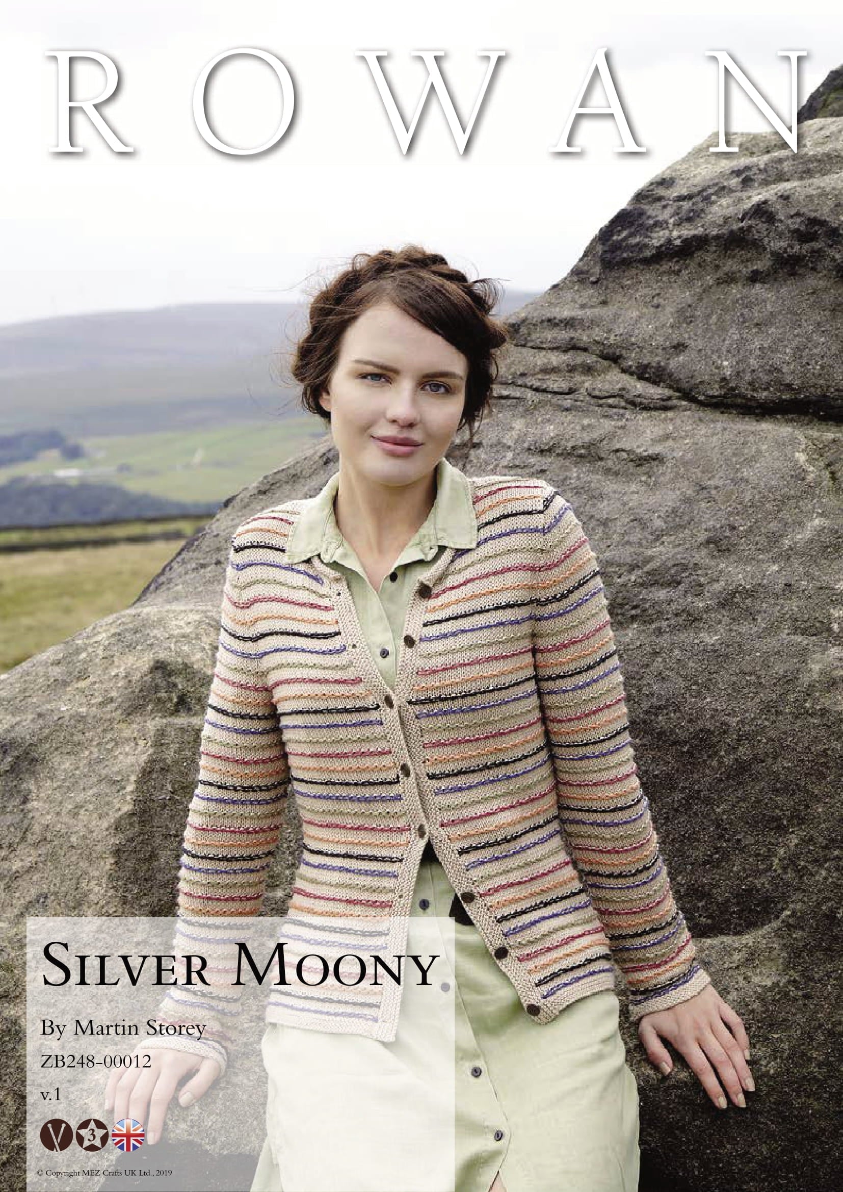 Rowan Silver Moony Cardigan Knitting Pattern
