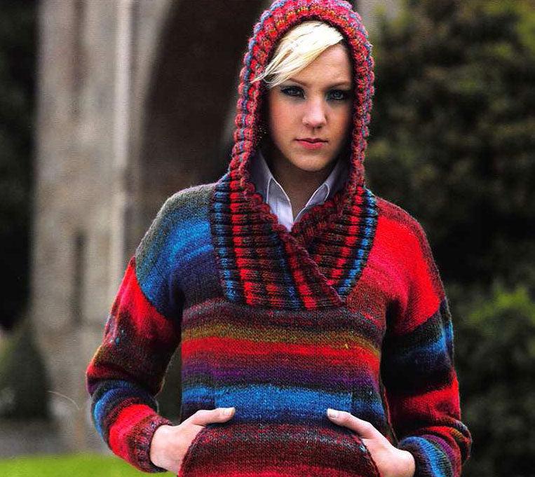 Noro Heart Sweater Jumper Knitting Pattern