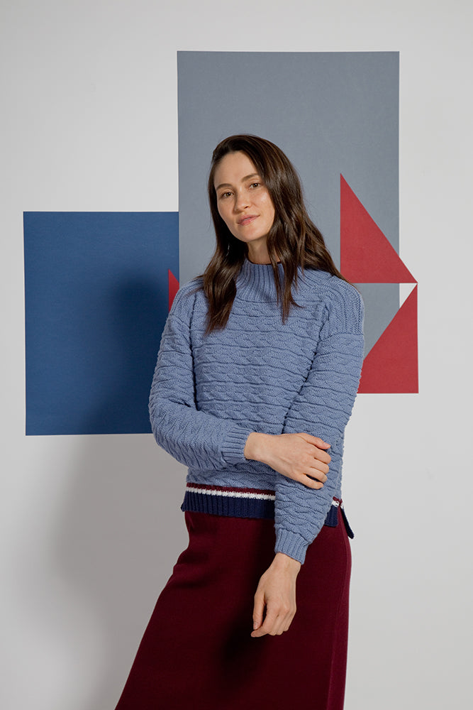 MillaMia Mija Chevron Jumper Knitting Pattern