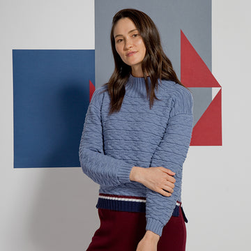 MillaMia Mija Chevron Jumper Knitting Pattern