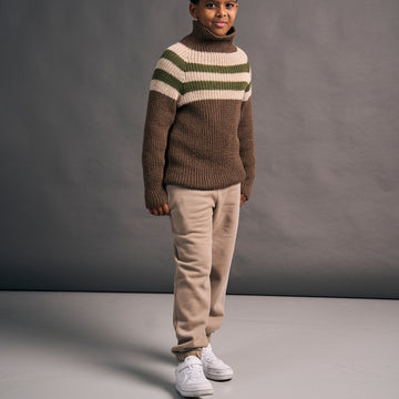 Pinstripe Sweater Jumper Knitting Pattern