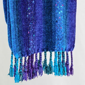 Valley Yarns 40th Anniversary 06 Dots & Dashes Chenille Scarf