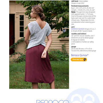 Berroco Davit Jumper Knitting Pattern