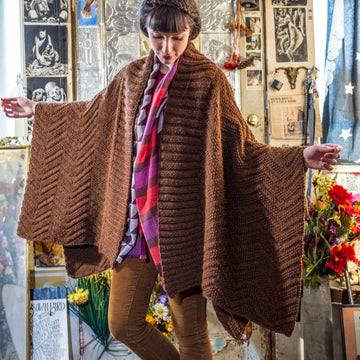 Berroco Robes-Poems Wrap Knitting Pattern