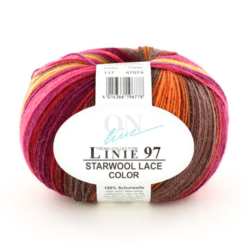 OnLine Starwool Lace Color (L97S) Yarn - Wool 1994