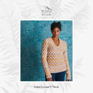 Willow & Lark Soleil Levant V Neck Knitting Pattern