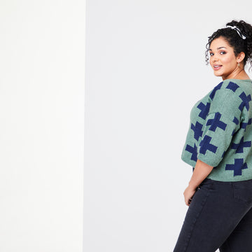 Don't Make Me Cross Cardigan Knitting Pattern