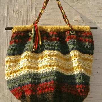 Sarape shopper Bag Knitting Pattern