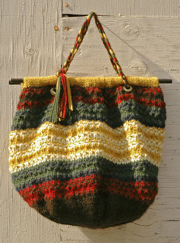 Sarape shopper Bag Knitting Pattern