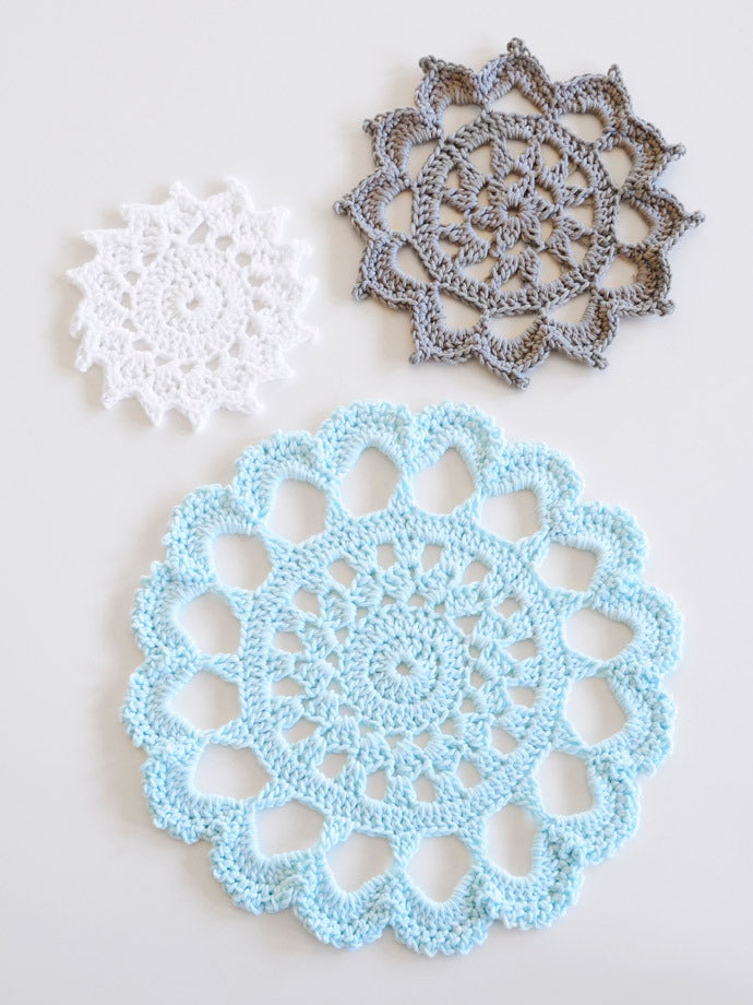 Blue Sky Fibers Aunt Aggie's Trivets Crochet Pattern