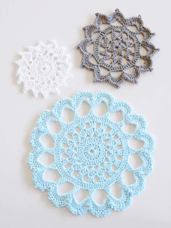 Blue Sky Fibers Aunt Aggie's Trivets Crochet Pattern