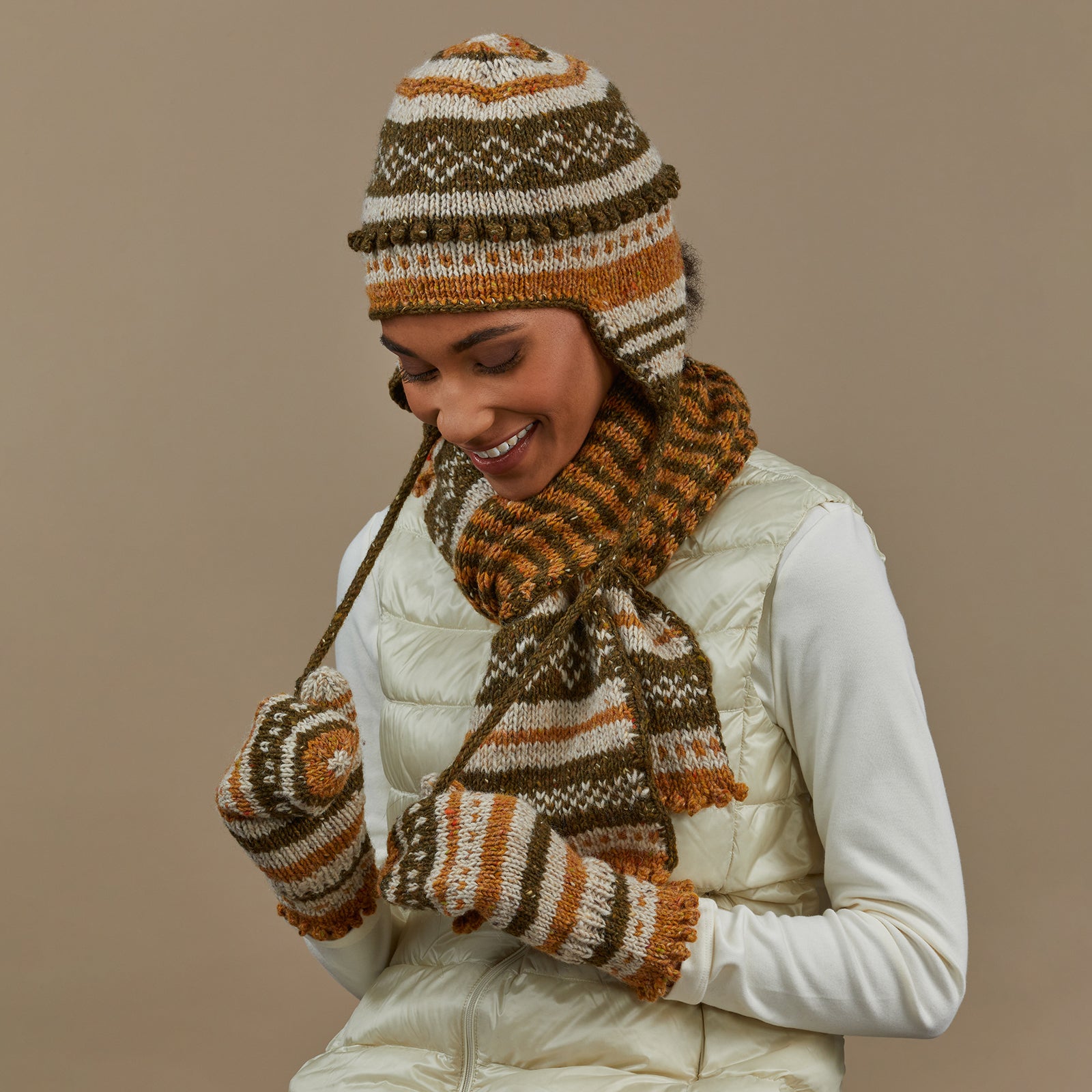 Tahki Yarns Carson City Hat & Scarf Knitting Pattern