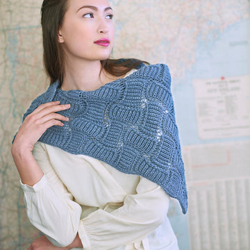 Beatriz Shawl Wrap Knitting Pattern