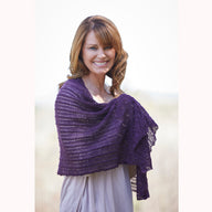 Valley Yarns Sugar Cone Shawl Knitting Pattern