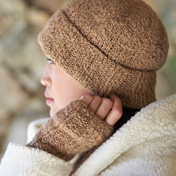 Mae Hat & Mittens Accessory Knitting Pattern
