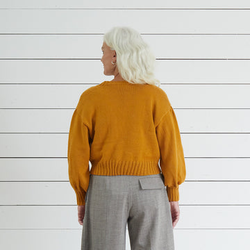 Debbie Bliss Saoirse Cropped Cardigan Knitting Pattern